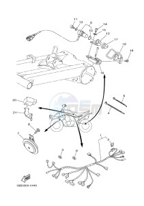 YFM250R RAPTOR 250 (33B8) drawing ELECTRICAL 2