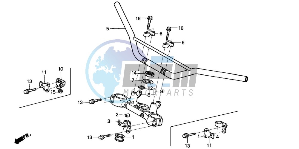 HANDLE PIPE/TOP BRIDGE