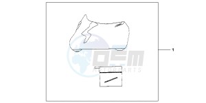 CB1000RC drawing INDOOR CYCLE COVER