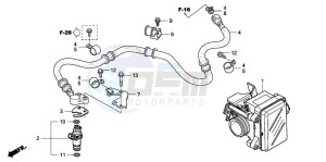 SH150R 125 drawing THROTTLE BODY