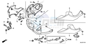 NC700XDE NC700XD 2ED - (2ED) drawing UNDER COWL