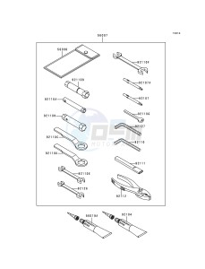 ZX 600 E [NINJA ZX-6] (E4-E6) [NINJA ZX-6] drawing OWNERS TOOLS