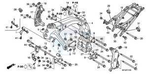 CB600FAA Europe Direct - (ED / ABS 25K) drawing FRAME BODY