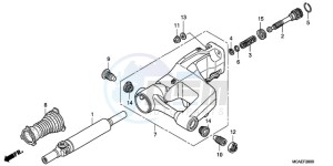 GL1800A SI - (SI) drawing SWINGARM