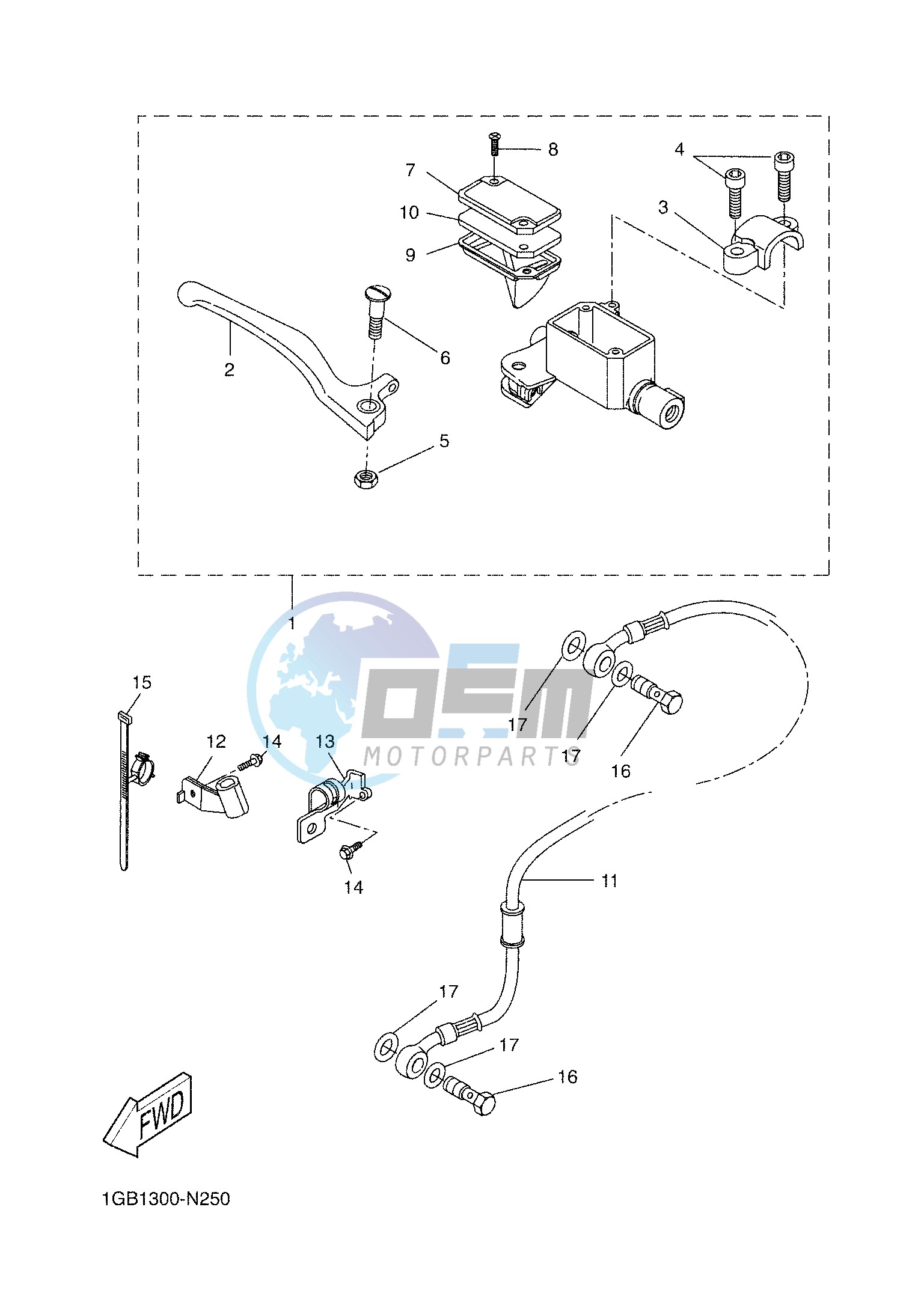 FRONT MASTER CYLINDER