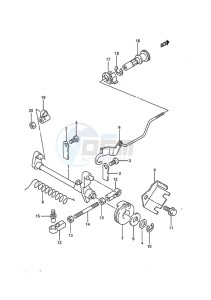 DT 9.9c drawing Throttle Shaft