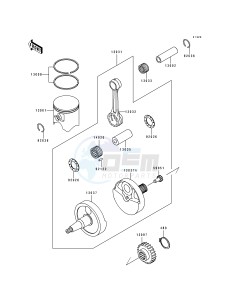 KX 500 E [KX500] (E9) [KX500] drawing CRANKSHAFT_PISTON-- S- -