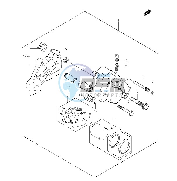 REAR CALIPER