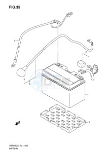 GSR750 ABS EU drawing BATTERY