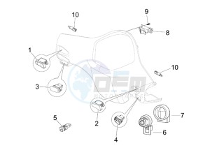 Granturismo 125 L Potenziato drawing Selectors - Switches - Buttons