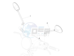 GTS 300 ie ABS Super (APAC) drawing Driving mirror/s