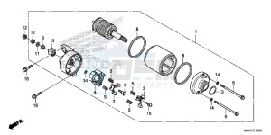 VFR1200XDF CrossTourer - VFR1200X Dual Clutch 2ED - (2ED) drawing STARTING MOTOR