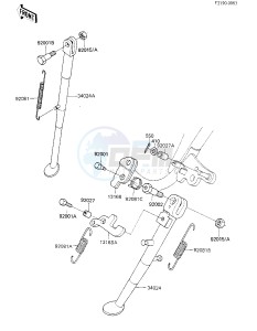 KL 250 C [KLR250] (C1-C2) [KLR250] drawing STAND