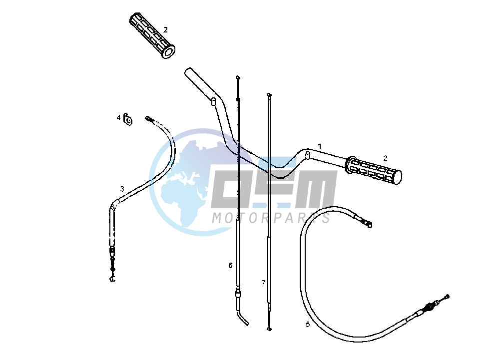 HANDLEBAR-DRIVE CONTROLS DISC BRAKE