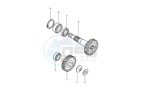 YQ AEROX R 50 drawing GEAR GROUP