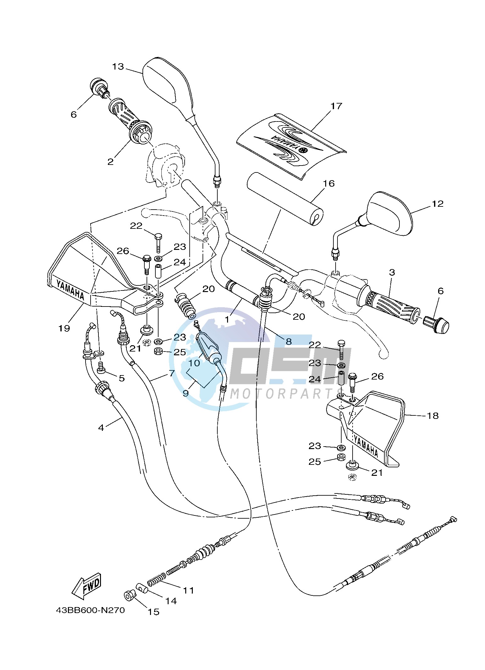 STEERING HANDLE & CABLE