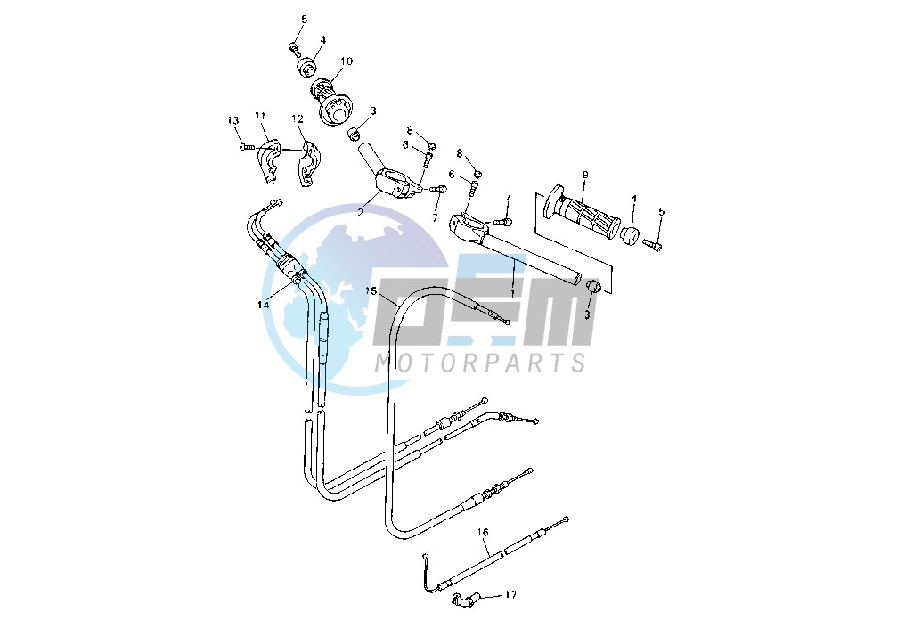 STEERING HANDLE -CABLE