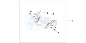 VT750CA9 Australia - (U / ST) drawing GRAB RAIL