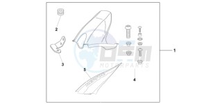 CBR1000RR9 Australia - (U / MME) drawing HUGGER REPSOL REPLICA