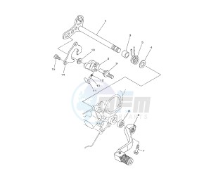 YZ LC 250 drawing SHIFT SHAFT