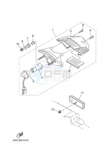 XT660R (5VKL 5VKL 5VKL 5VKL) drawing TAILLIGHT