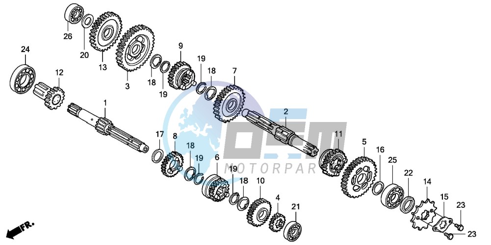 TRANSMISSION (CRF80F)