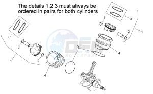 RXV-SXV 450-550 drawing Cylinder with piston