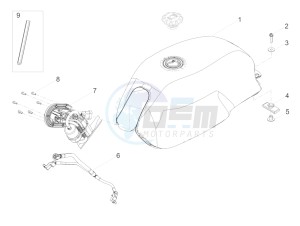 V7 III Stone 750 e4 (EMEA) drawing Fuel tank