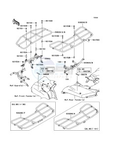 KVF750_4X4 KVF750D9F EU GB drawing Carrier(s)