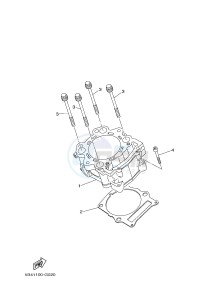 YXC700E VIKING VI EPS (2US5) drawing CYLINDER