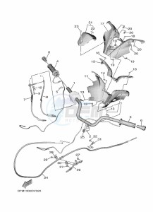 CZD300-A XMAX 300 (BY34) drawing STARTER