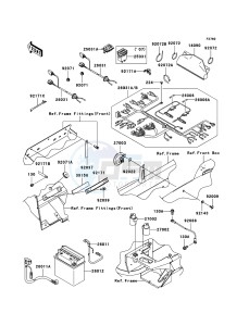 MULE_610_4X4 KAF400A7F EU drawing Chassis Electrical Equipment