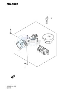 UH200 BURGMAN EU drawing LOCK SET