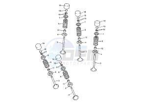 YZ F 450 drawing VALVES