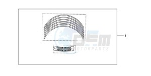 CBR1000RRA Europe Direct - (ED / HRC) drawing KIT WHEEL STICKER