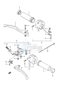 LS650 (E28) SAVAGE drawing HANDLE SWITCH (MODEL G J)