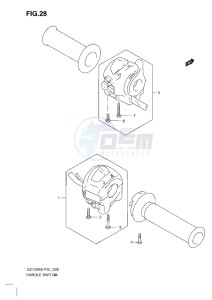 GZ125 Marauder drawing HANDLESWITCH