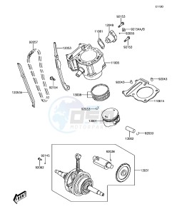 BRUTE FORCE 300 KVF300CHF EU drawing Cylinder/Piston(s)