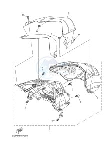 GPD125A GPD125-A NMAX125 (2DS1 2DS5) drawing TAILLIGHT