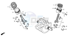 VT750C drawing CRANKSHAFT