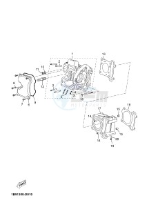 YPR125RA XMAX 125 ABS EVOLIS 125 ABS (2DMK 2DMK) drawing CYLINDER