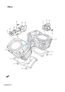 VS750GL (E1) INTRUDER drawing CYLINDER