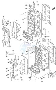 DF 200 drawing Cylinder Head