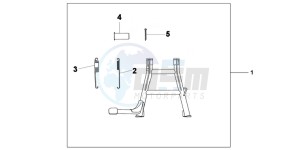 XL125VB drawing MAIN STAND