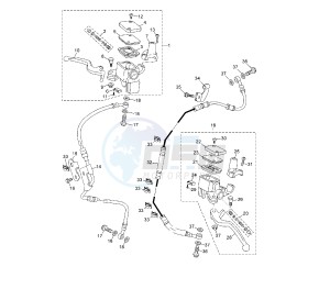 YP R X-MAX 250 drawing MASTER CYLINDER