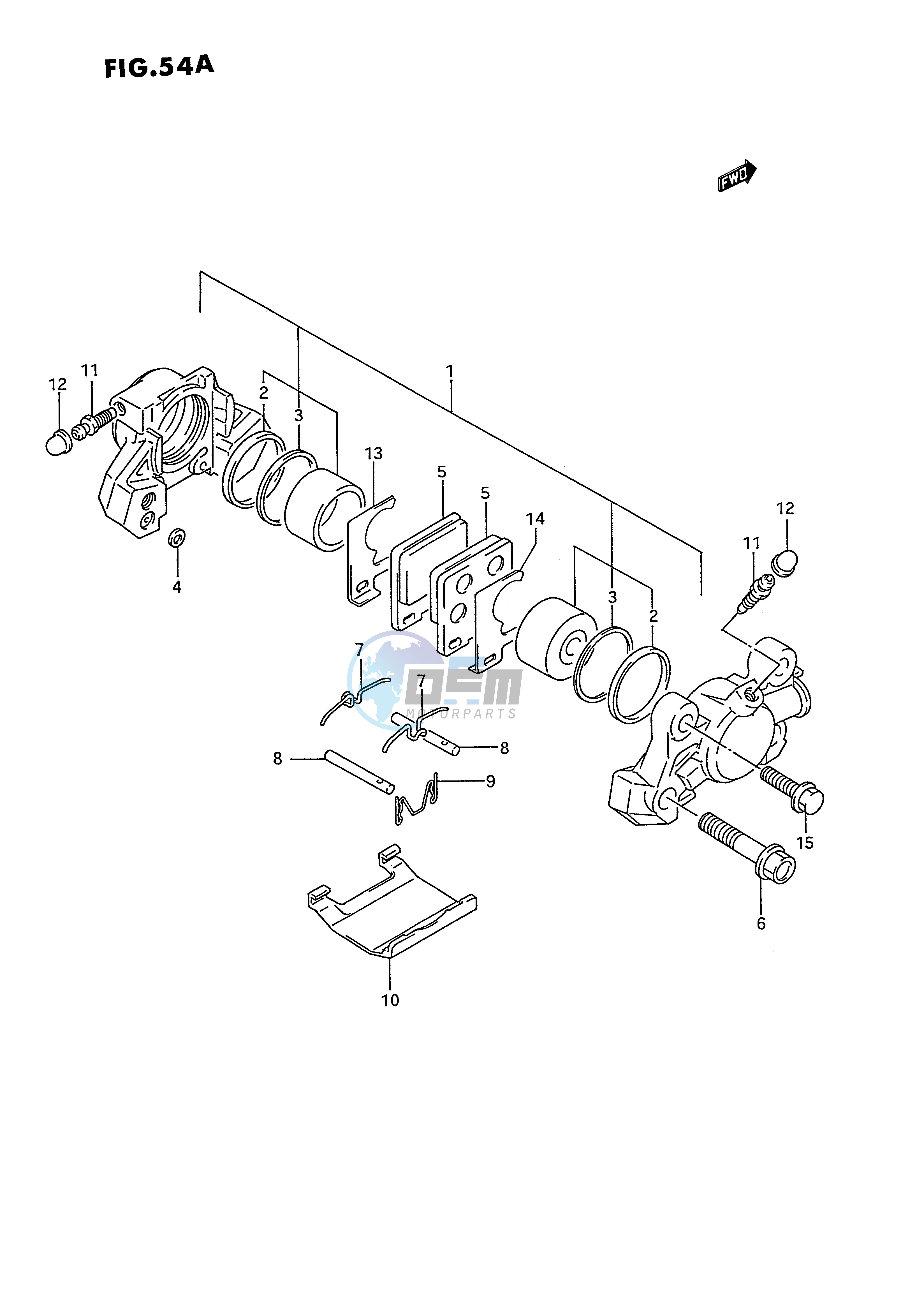 REAR CALIPER (MODEL R S)