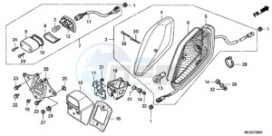 VT750CA9 UK - (E / MKH MME ST) drawing TAILLIGHT