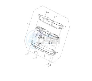 YP R X-MAX 250 drawing METER