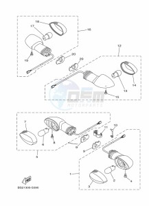 MT-09 MTN850-A (BS2T) drawing FLASHER LIGHT