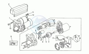 California III 1000 Carburatori Carburatori drawing Valeo starter motor